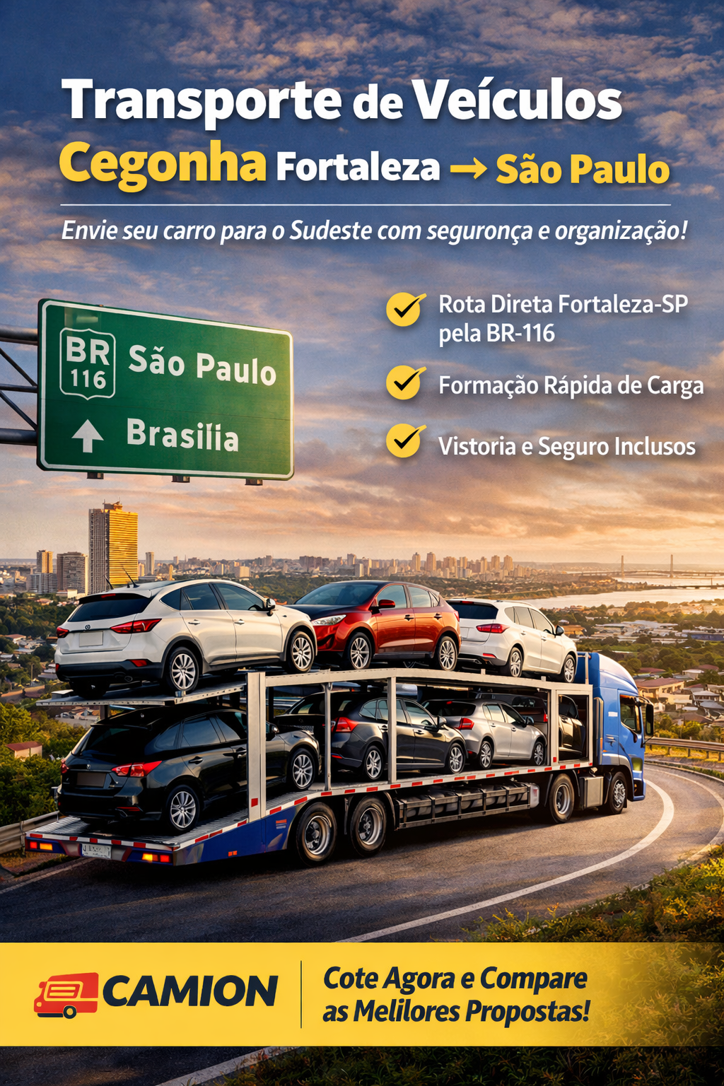 Transporte de Veículos na cegonha em Fortaleza-CE 7 Transporte de Veículos na cegonha em Fortaleza-CE